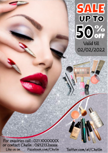 Banner Ads Cosmetic Product