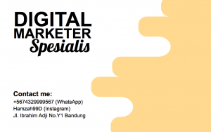 Kartu Nama Digital Marketing