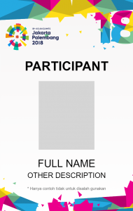 ID Card ASEAN Games 2018