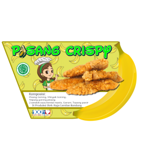 Label Camilan Pisang Crispy