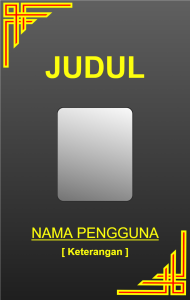 ID Card Hitam Kuning