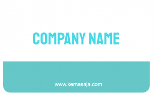 Business identity card template concept simple