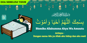 Stiker Doa Sebelum Tidur