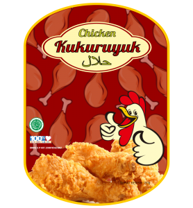 Label Stiker Chicken Krispy