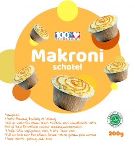 Label Makroni Schotel