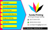Kartu Nama Sunda Printing