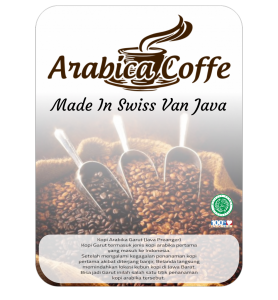Label Product Coffe Arabica