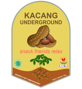 Stiker Label Kacang